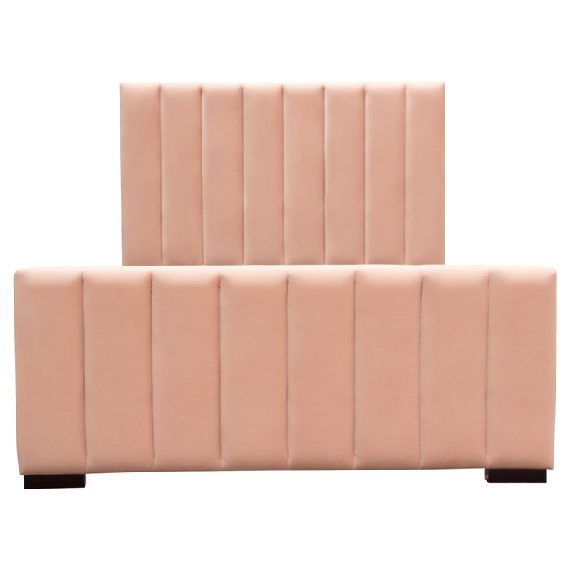 Venus Channel Tufted Velvet Bed-zoom-