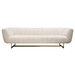 Venus Channel Tufted Sofa – angle view – Lusso Furniture Miami