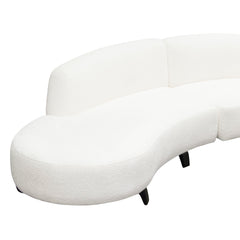 Vesper Curved Modular Sofa – view 40 – Lusso Furniture Miami