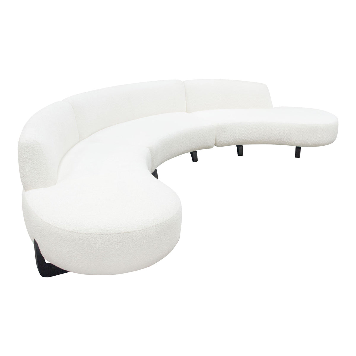 Vesper Curved Modular Sofa – view 51 – Lusso Furniture Miami