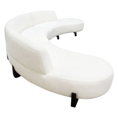 Vesper Curved Modular Sofa – view 52 – Lusso Furniture Miami