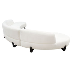 Vesper Curved Modular Sofa – view 53 – Lusso Furniture Miami