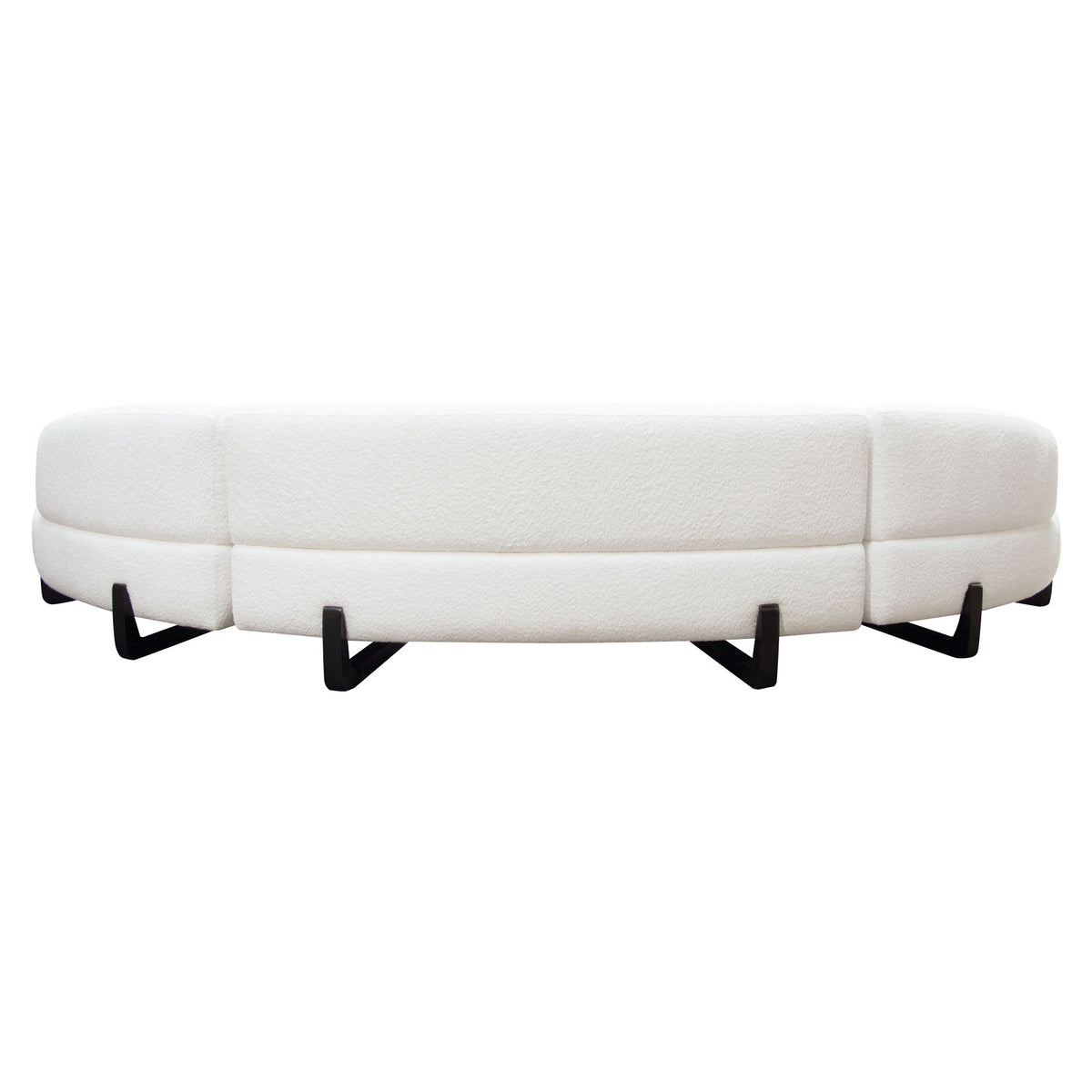 Vesper Curved Modular Sofa – view 55 – Lusso Furniture Miami