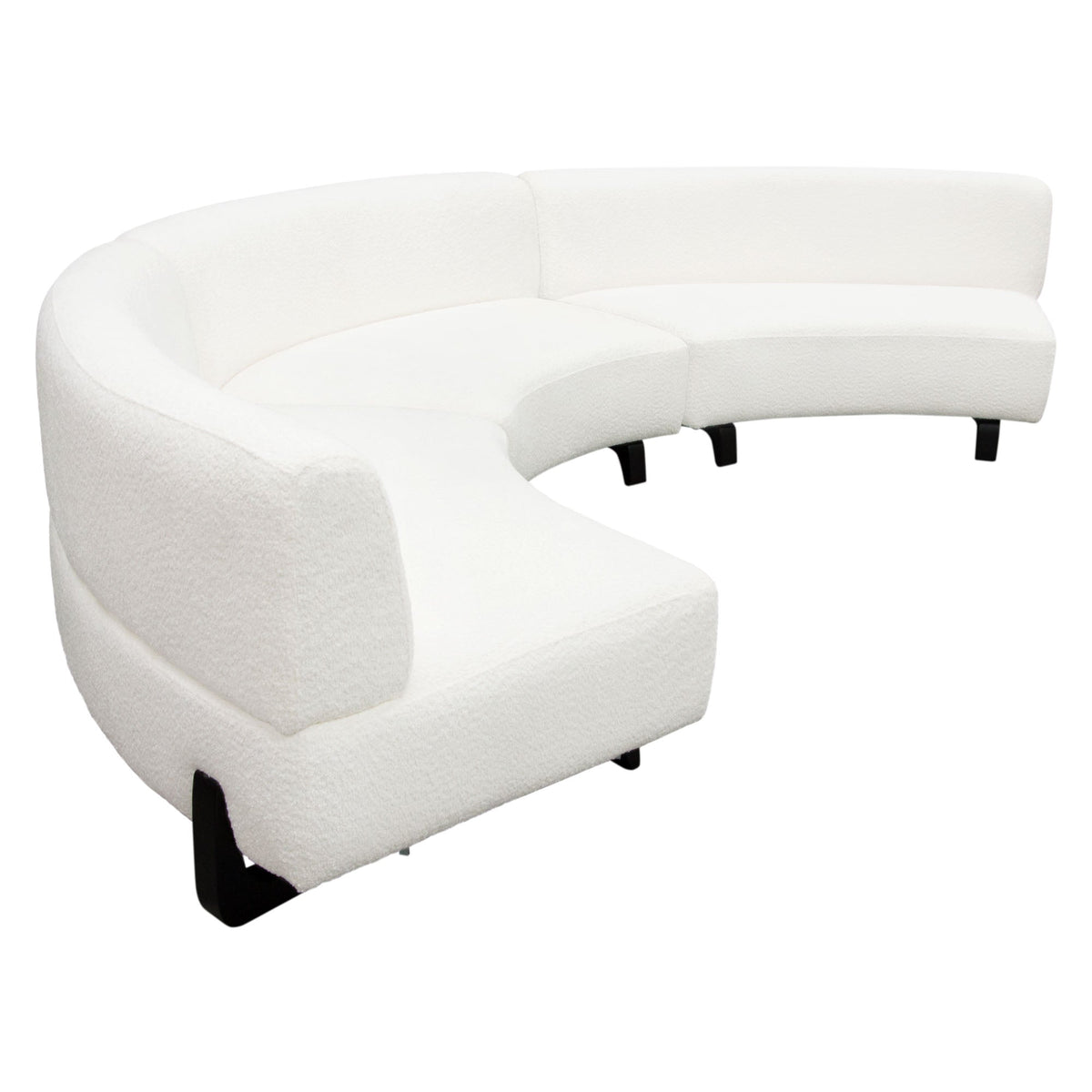 Vesper Curved Modular Sofa – view 43 – Lusso Furniture Miami