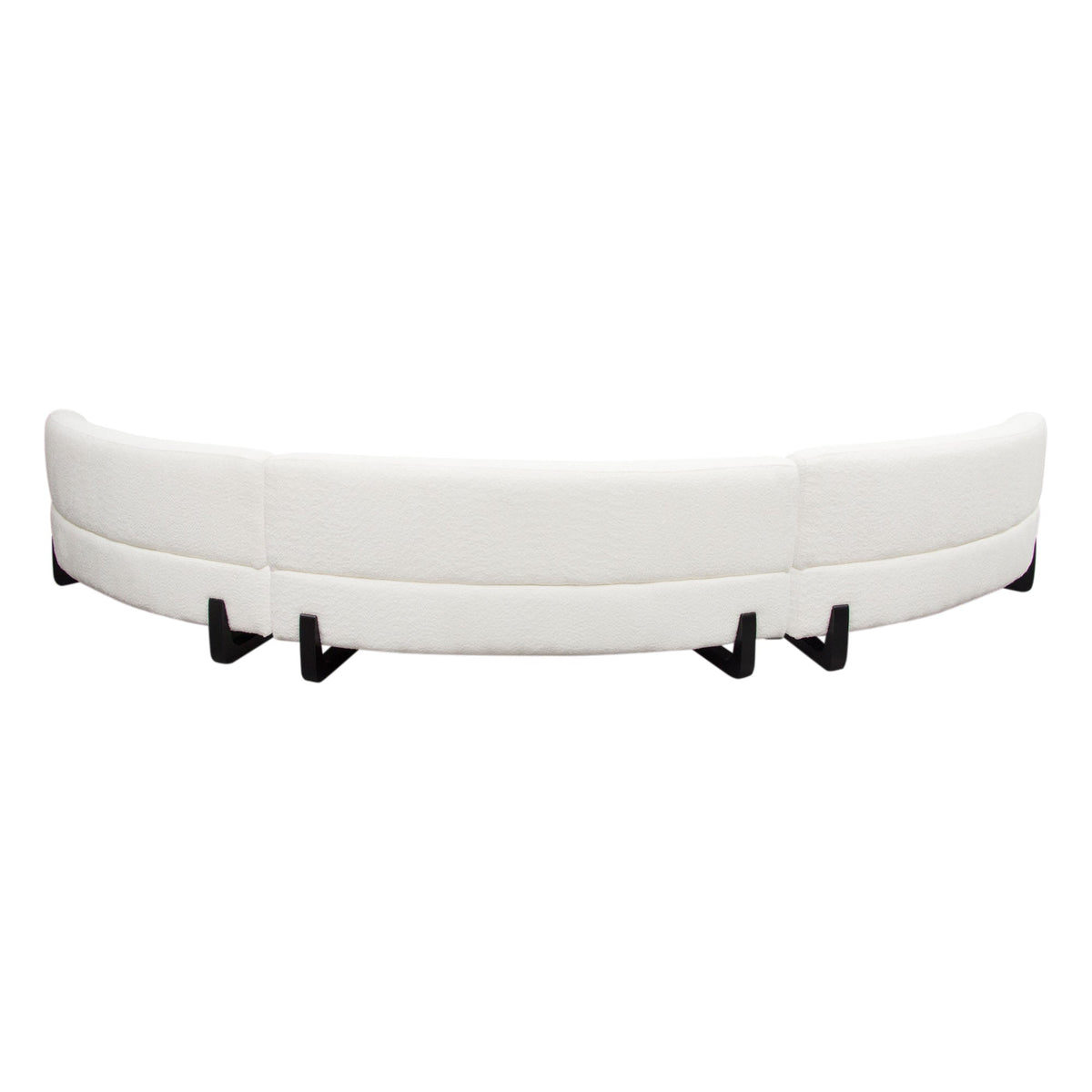 Vesper Curved Modular Sofa – view 44 – Lusso Furniture Miami