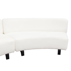 Vesper Curved Modular Sofa – view 46 – Lusso Furniture Miami