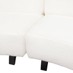Vesper Curved Modular Sofa – view 48 – Lusso Furniture Miami