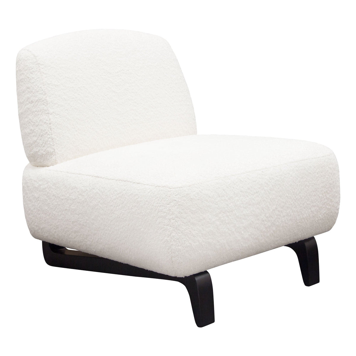 Vesper Curved Modular Sofa – side view – Lusso Furniture Miami