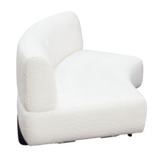Vesper Curved Armless Sofa – room setting – Lusso Furniture Miami