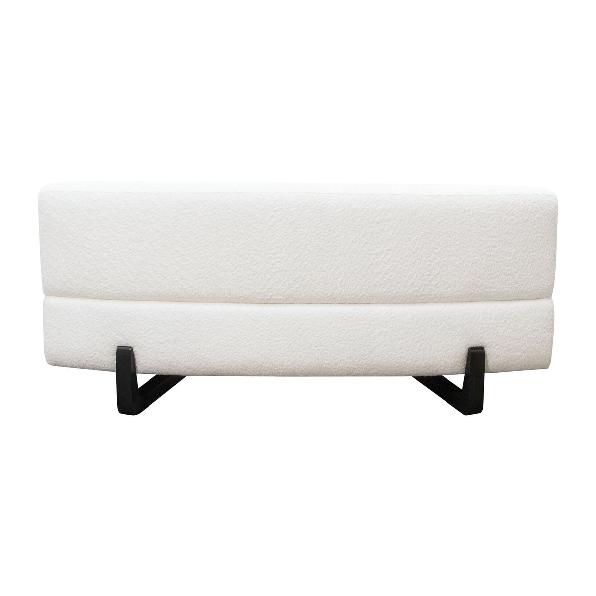 Vesper Curved Armless Sofa – top view – Lusso Furniture Miami