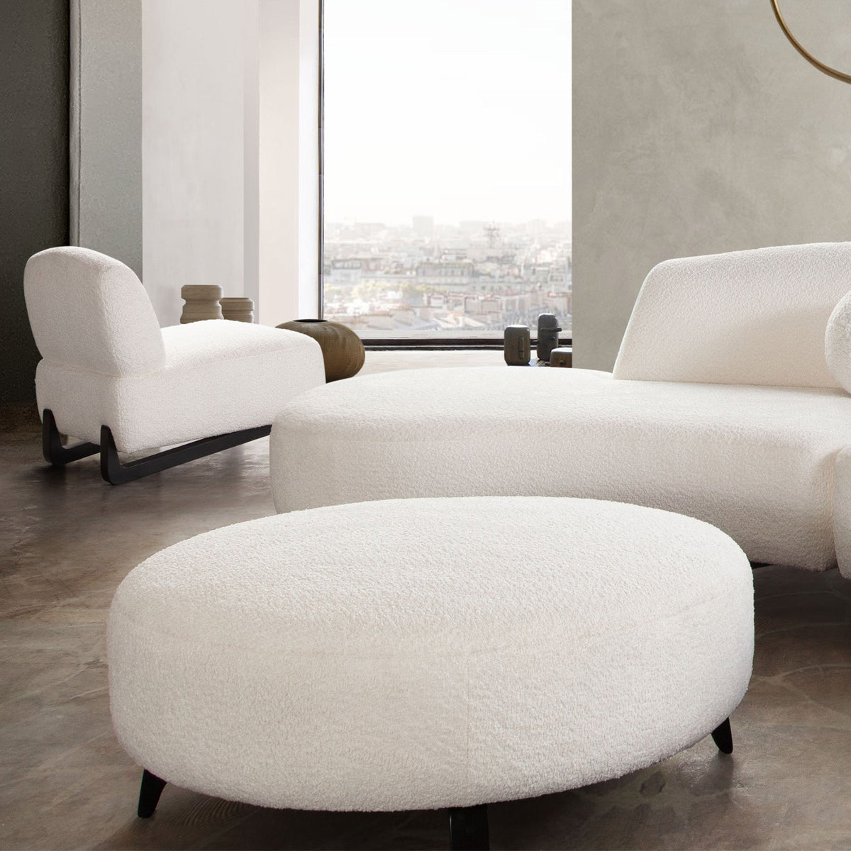 Vesper Curved Modular Sofa – view 31 – Lusso Furniture Miami