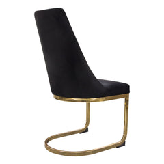 Vogue Tufted Velvet Dining Chair Set – top view – Lusso Furniture Miami