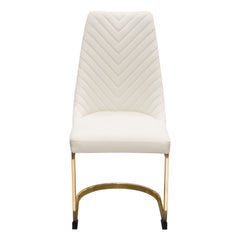 Vogue Tufted Velvet Dining Chair Set – finish detail – Lusso Furniture Miami