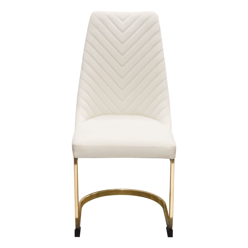 Vogue Tufted Velvet Dining Chair Set-zoom-