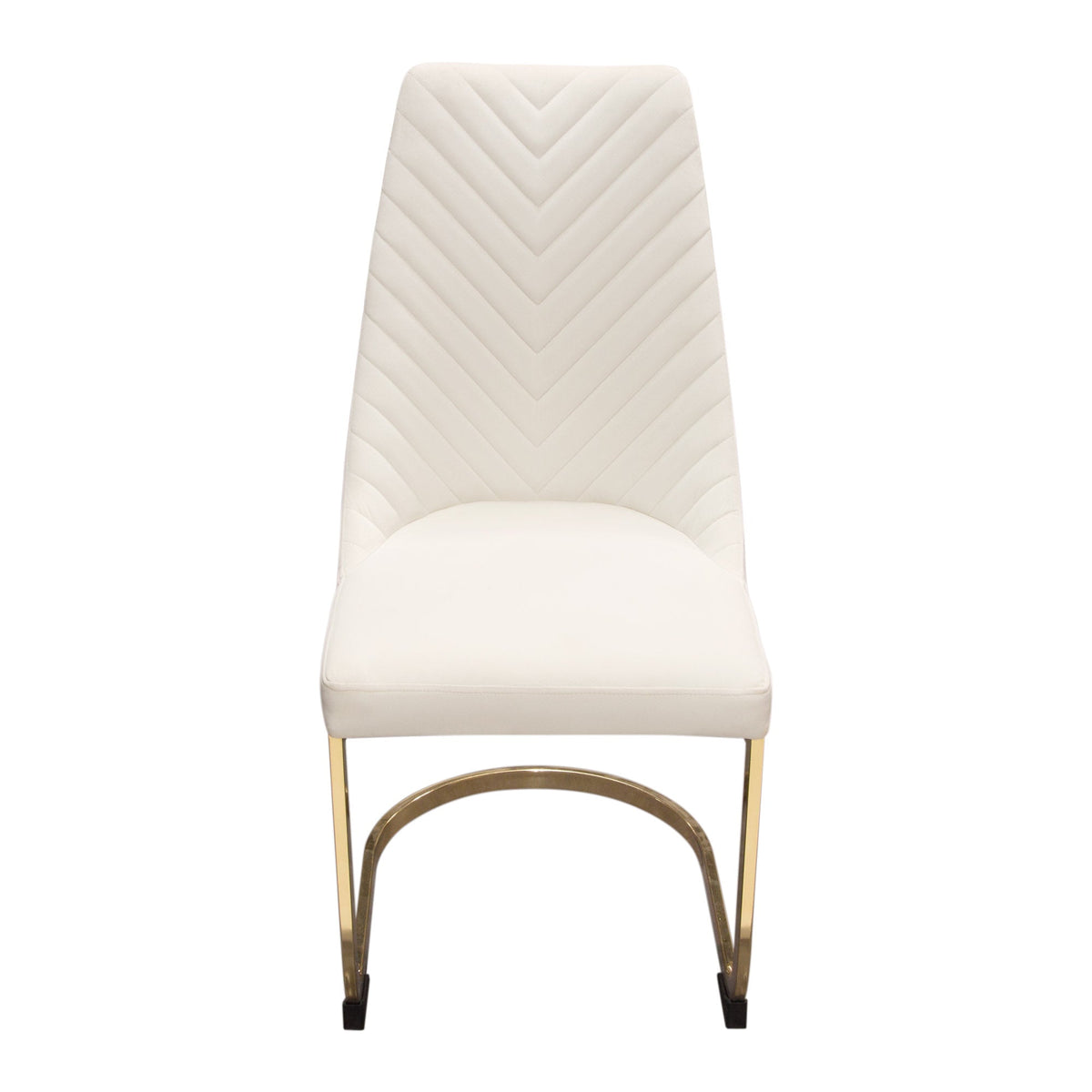 Vogue Tufted Velvet Dining Chair Set – view 11 – Lusso Furniture Miami
