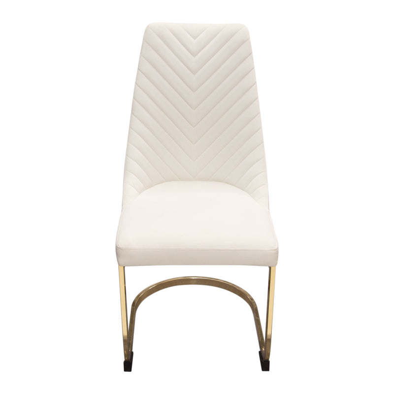 Vogue Tufted Velvet Dining Chair Set-zoom-