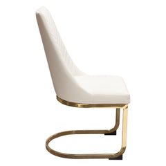 Vogue Tufted Velvet Dining Chair Set – view 14 – Lusso Furniture Miami