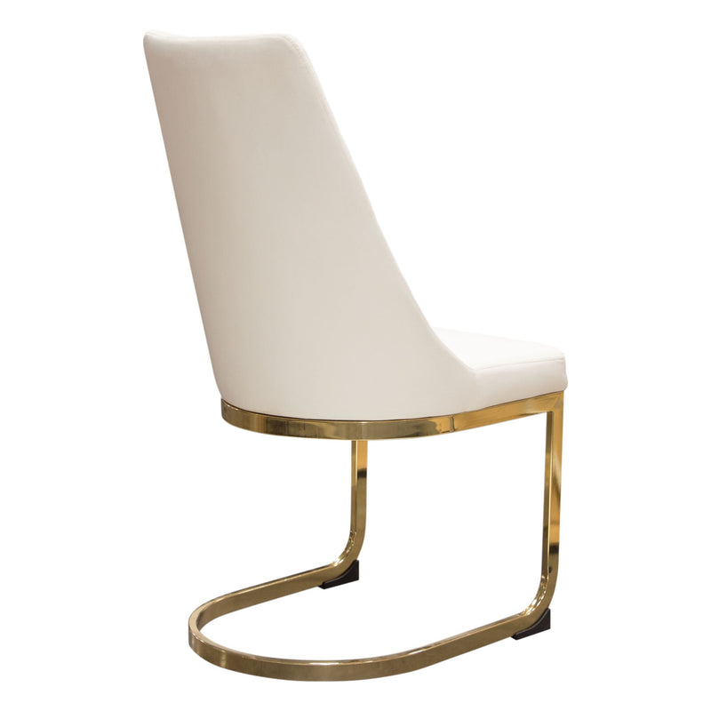 Vogue Tufted Velvet Dining Chair Set-zoom-