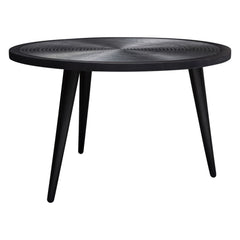 Vortex Hand Carved Wood Coffee Table – angle view – Lusso Furniture Miami