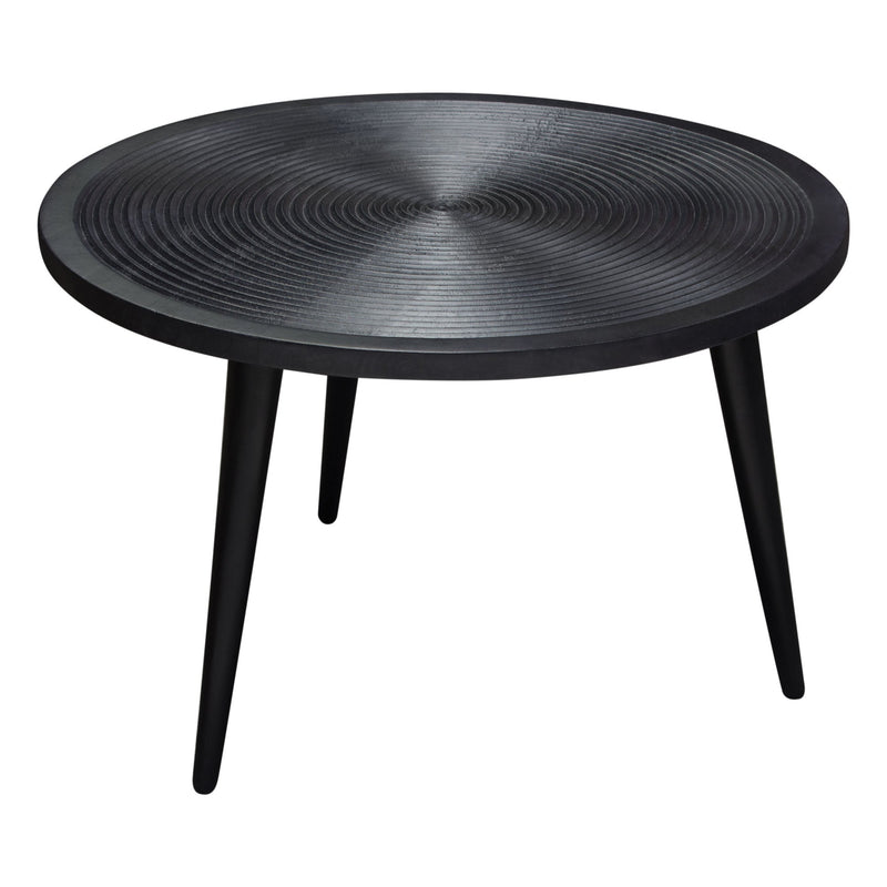 Vortex Hand Carved Wood Coffee Table-zoom-