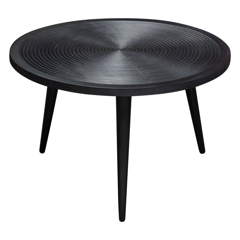 Vortex Hand Carved Wood Coffee Table-zoom-