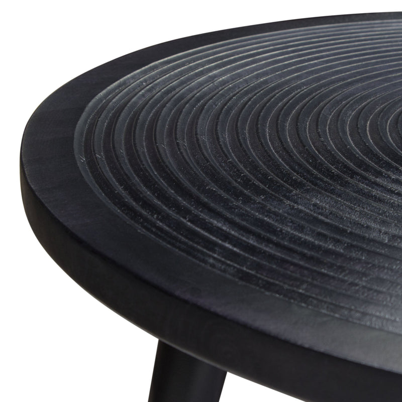 Vortex Hand Carved Wood Coffee Table-zoom-