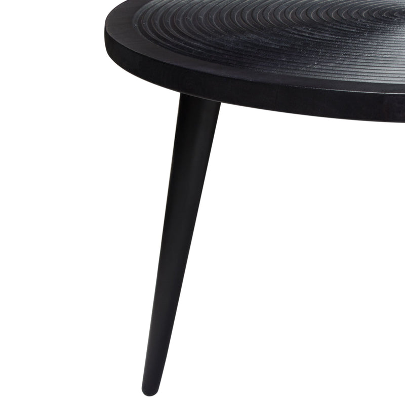 Vortex Hand Carved Wood Coffee Table-zoom-