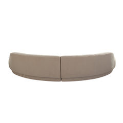 Zelda Curved Velvet Modular Sofa – view 22 – Lusso Furniture Miami