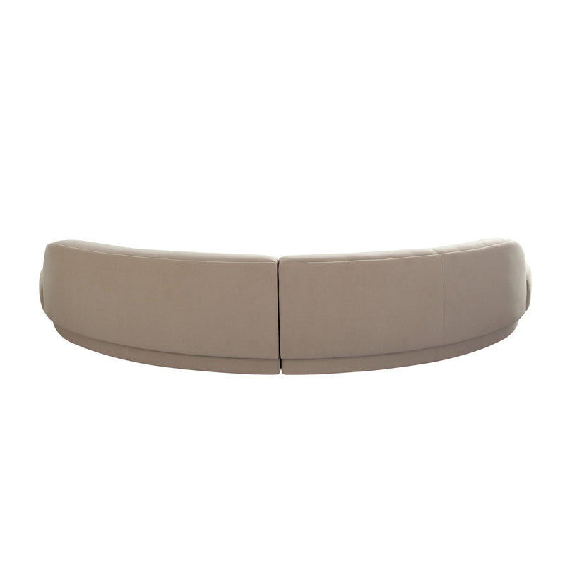 Zelda Curved Velvet Modular Sofa-zoom-