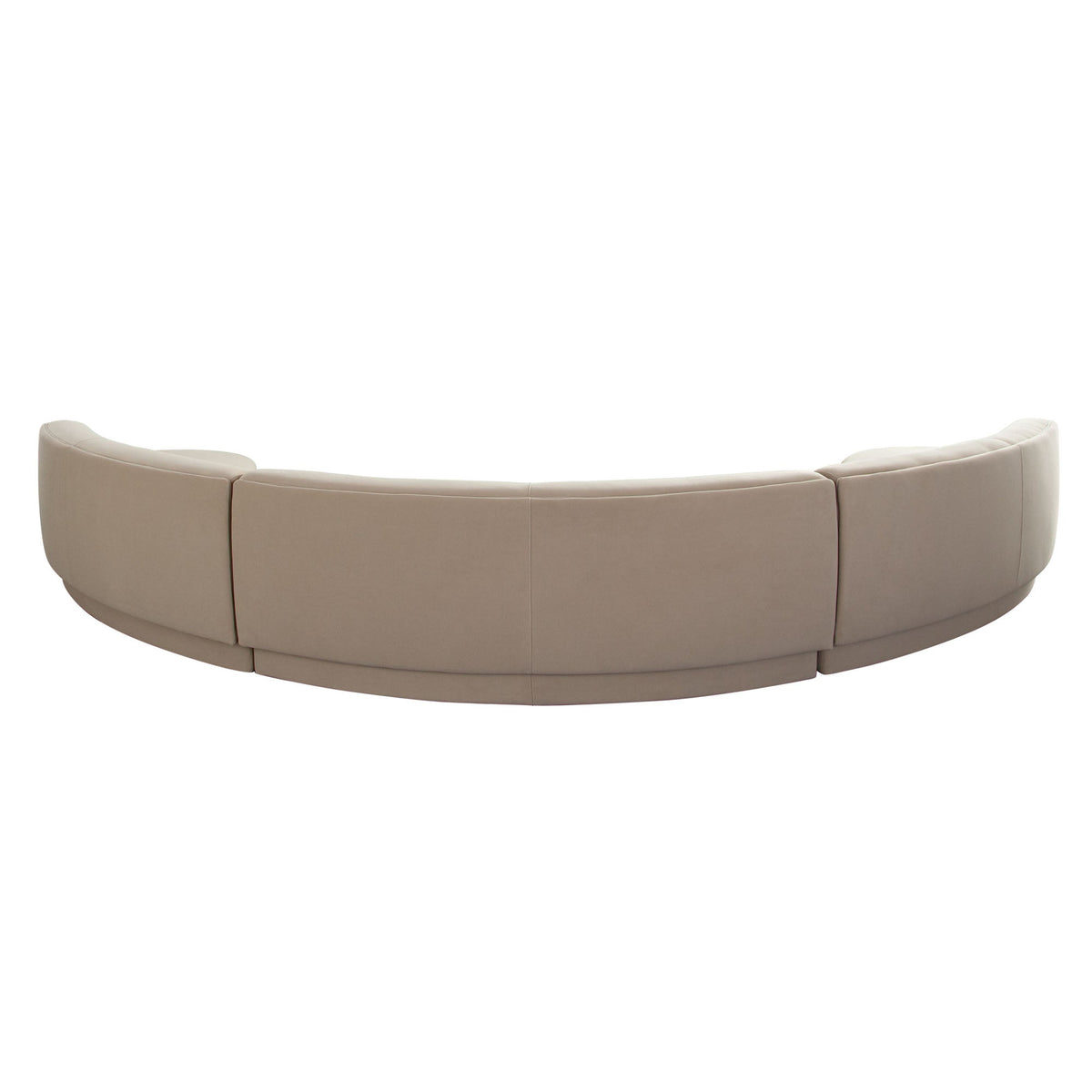 Zelda Curved Velvet Modular Sofa – view 31 – Lusso Furniture Miami