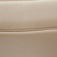 Zelda Curved Armless Velvet Sofa – top view – Lusso Furniture Miami