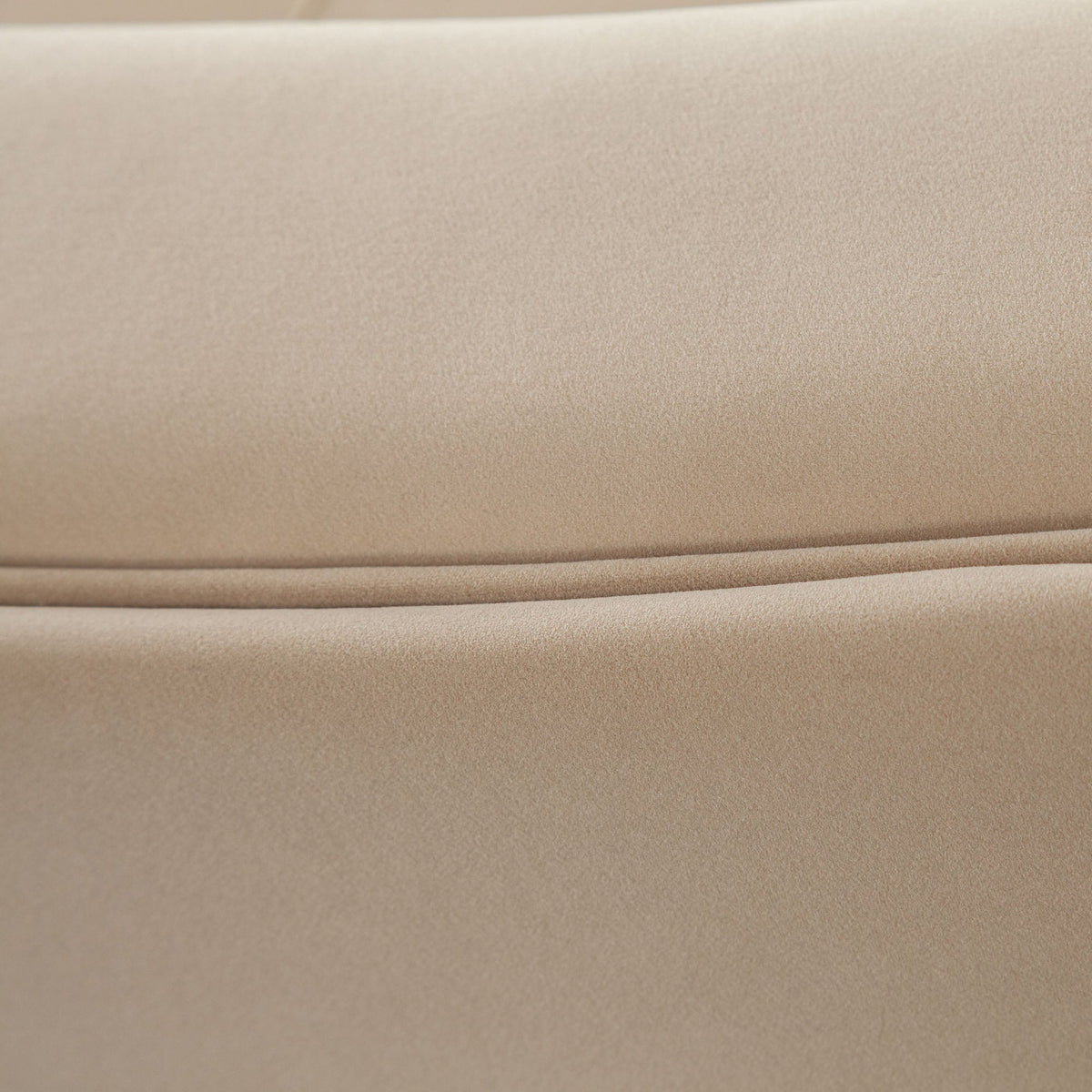 Zelda Curved Armless Velvet Sofa – top view – Lusso Furniture Miami