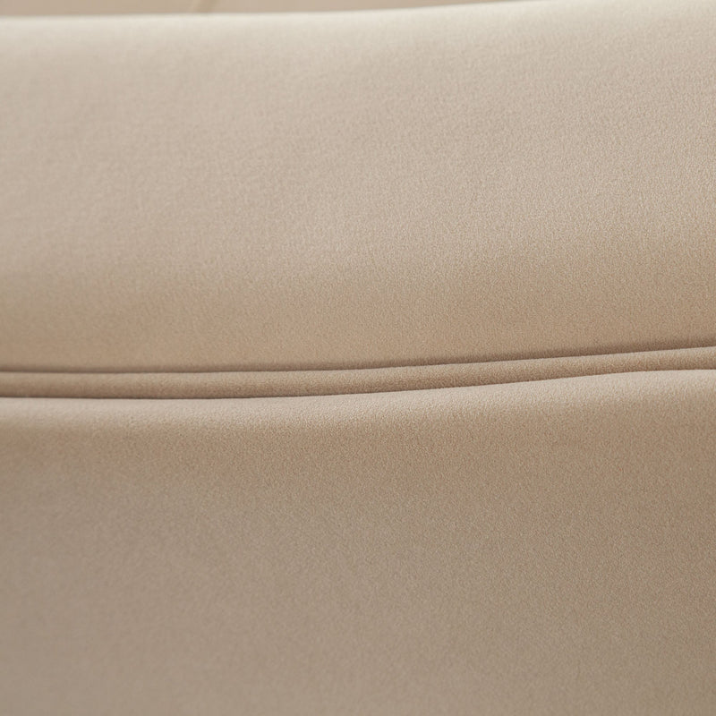 Zelda Curved Armless Velvet Sofa-zoom-