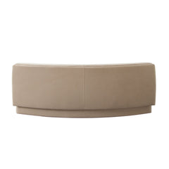Zelda Curved Armless Velvet Sofa – back view – Lusso Furniture Miami