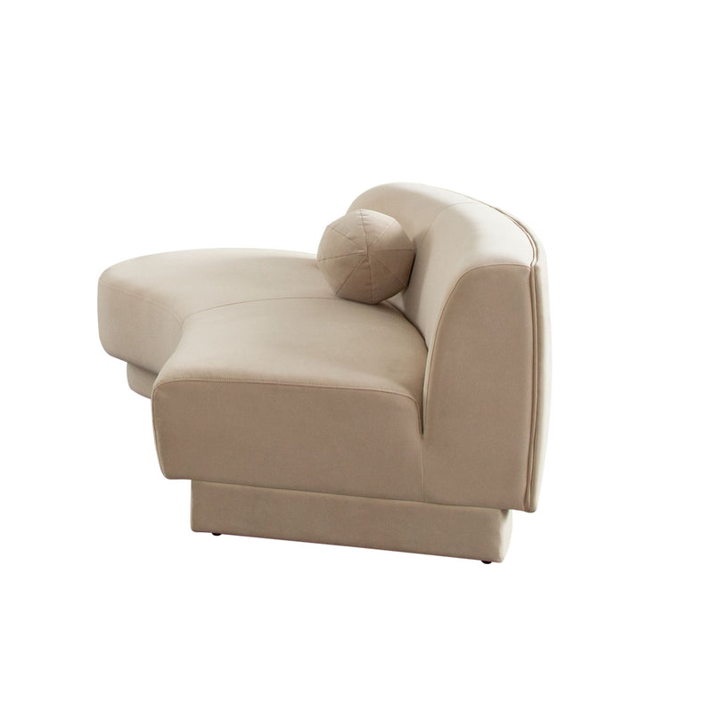 Zelda Curved Velvet Modular Sofa-zoom-