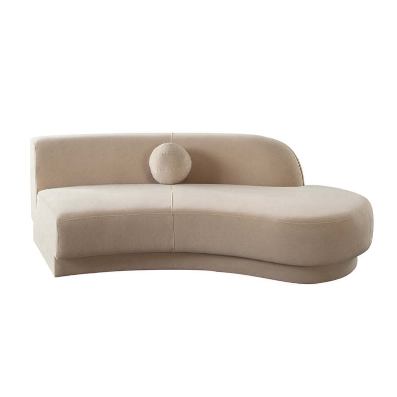 Zelda Curved Velvet Modular Sofa-zoom-