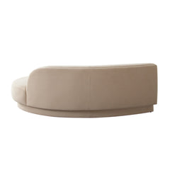 Zelda Curved Velvet Modular Sofa – view 15 – Lusso Furniture Miami