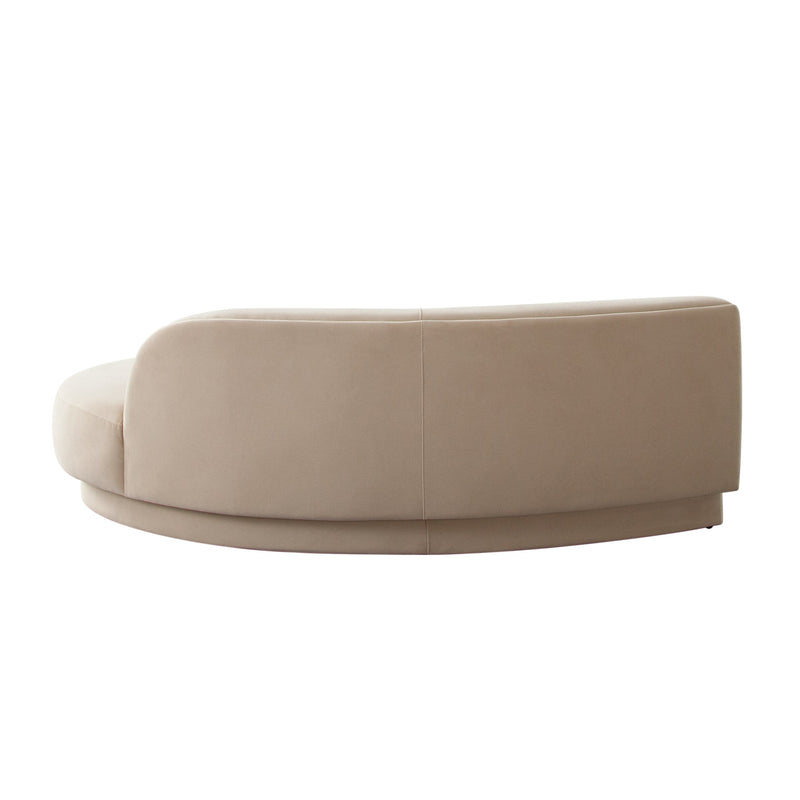 Zelda Curved Velvet Modular Sofa-zoom-