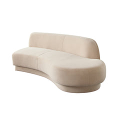 Zelda Curved Velvet Modular Sofa – view 16 – Lusso Furniture Miami