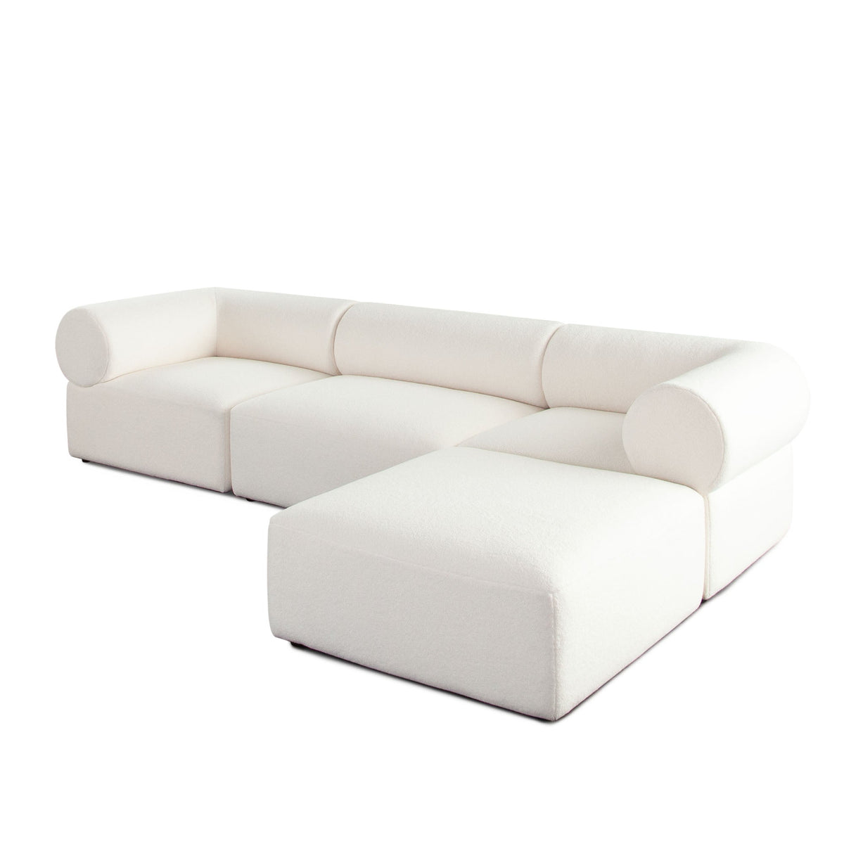 Zia Sherpa Modular Sofa – view 30 – Lusso Furniture Miami