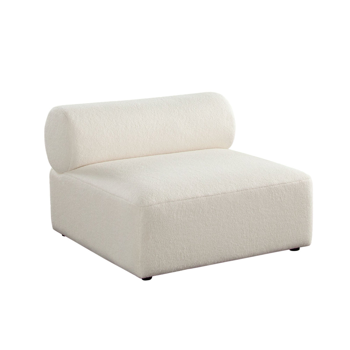 Zia Sherpa Modular Sofa – angle view – Lusso Furniture Miami