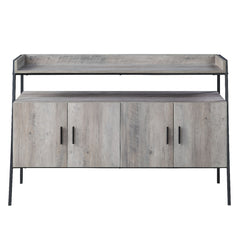 ACME Samiya TV Stand – side view – Lusso Furniture Miami