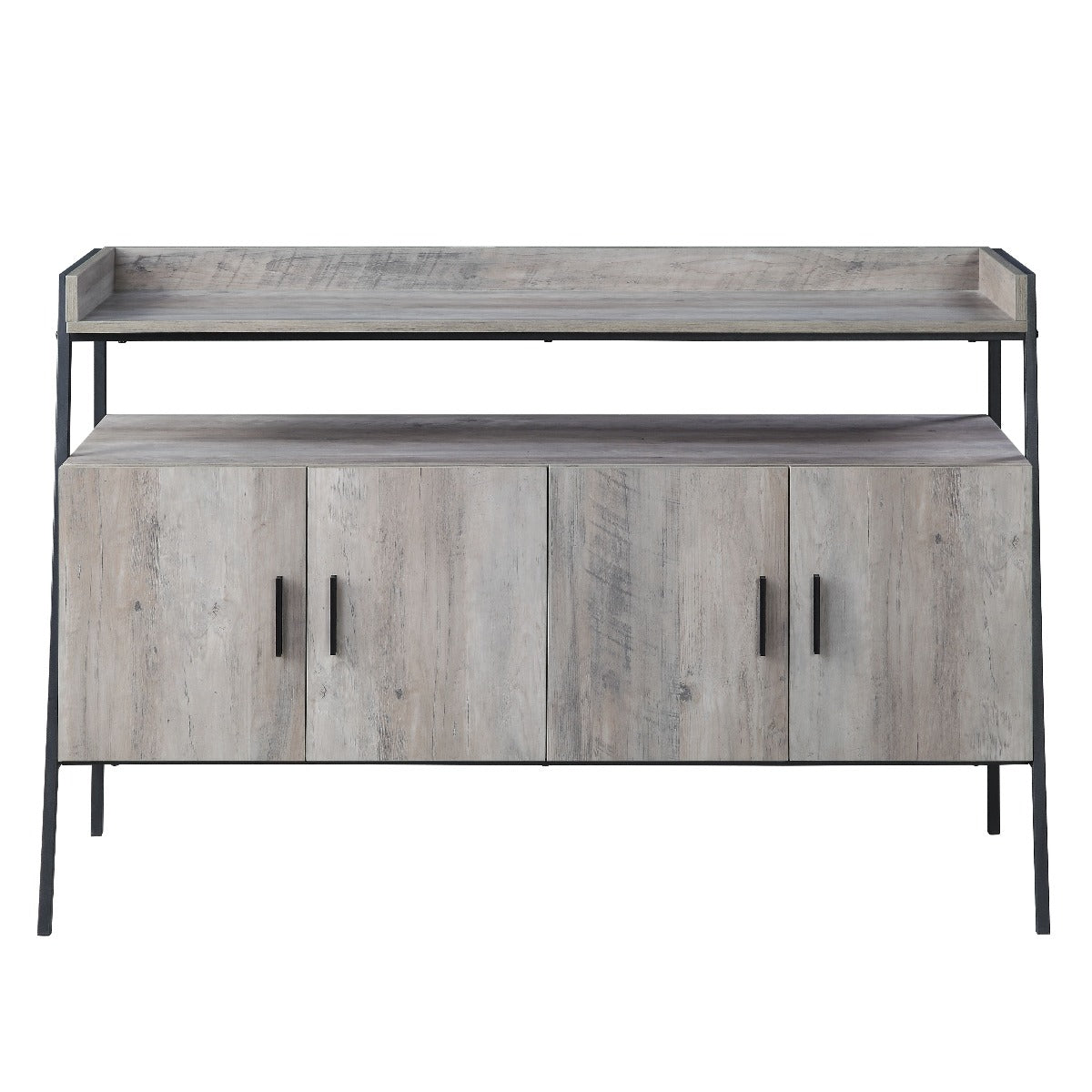 ACME Samiya TV Stand – side view – Lusso Furniture Miami