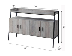 ACME Samiya TV Stand – alternate view – Lusso Furniture Miami