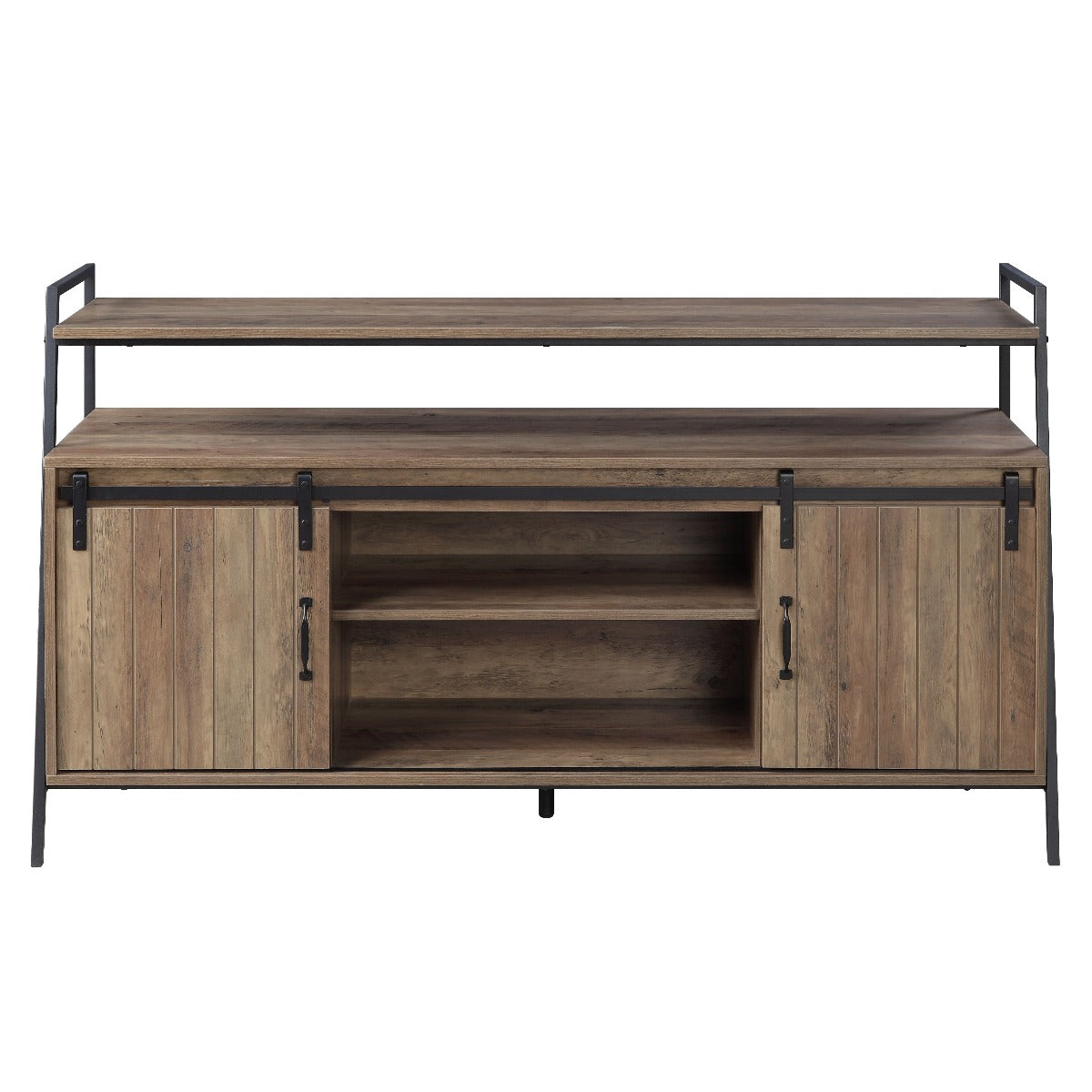 ACME Rashawn TV Stand – side view – Lusso Furniture Miami