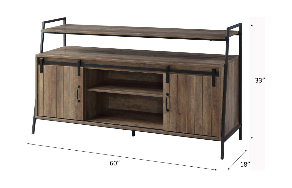 ACME Rashawn TV Stand – alternate view – Lusso Furniture Miami