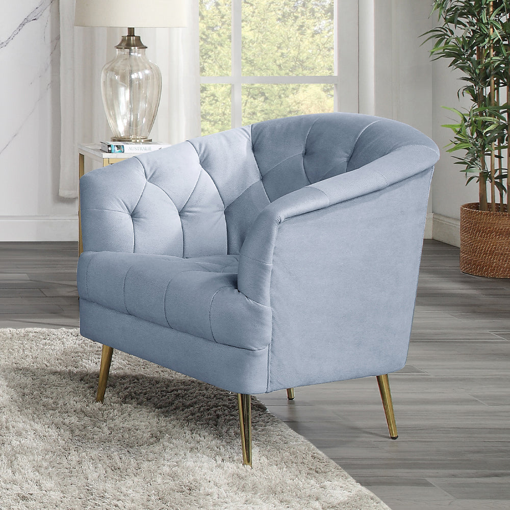 ACME Bayram Accent Chair – front view – Lusso Furniture Miami