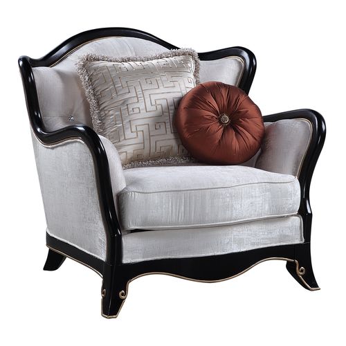 ACME Nurmive Accent Chair – front view – Lusso Furniture Miami