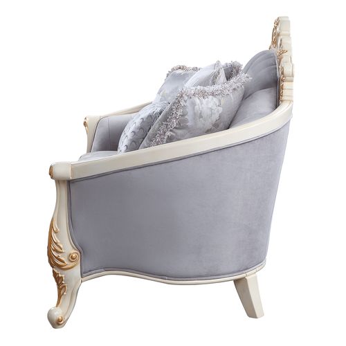 ACME Galelvith Loveseat – side view – Lusso Furniture Miami