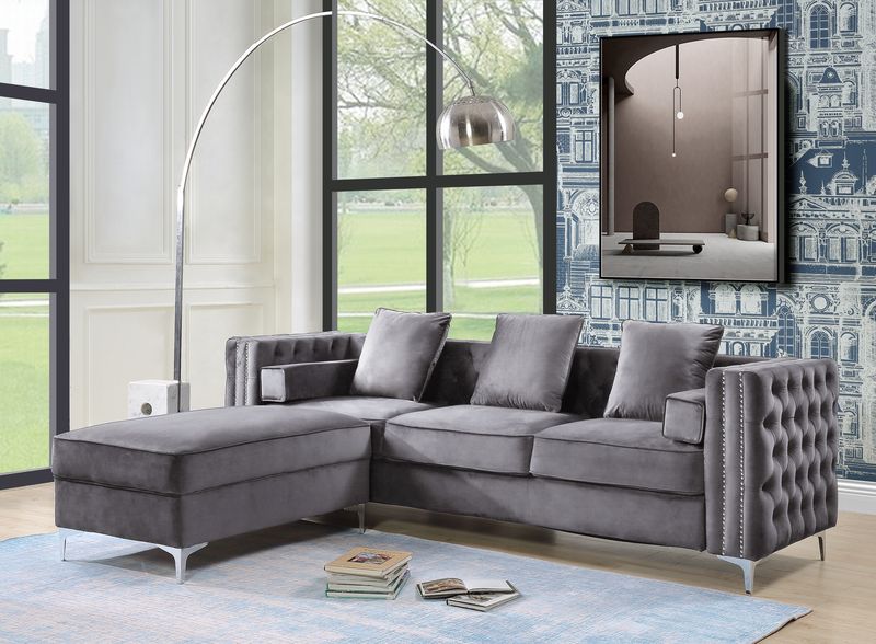 ACME Bovasis Ottoman – side view – Lusso Furniture Miami